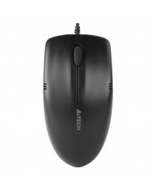 Мышь A4Tech OP  530NUS               (USB, 1200dpi,V-Track) Black Бесшумная..