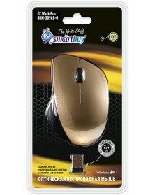 Мышь Smart Buy  309 AG-O               (Nano,1000dpi,Optical) Golg Беспрово..