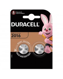 Батарейка DURACELL    CR2016 BL 2 Lithium 3V  ( 2/20/200)..