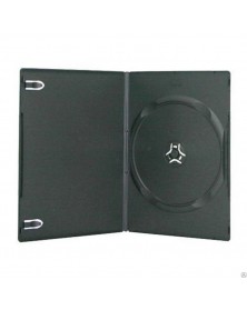 DVD бокс Slim 9 мм   ОДИНАРНЫЙ  Черный Глянцевый (150) Россия..