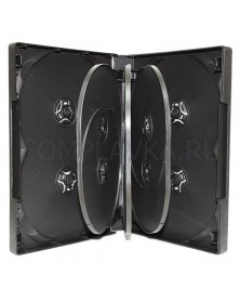 DVD бокс Стандарт 14 мм  DVD-10  Черный Глянцевый (  50)..
