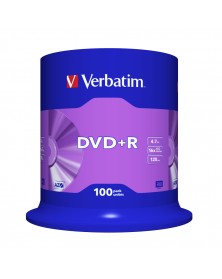 DVD+R       VERBATIM  4.7Gb 16x  (Cake 100)(400)..
