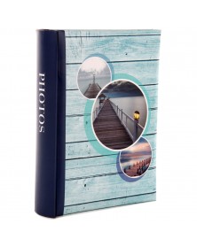 Ф/Альбом  Pioneer  (119339)  100 ф  15*21 см. Sea trip  Книжный переплет с Memo Be happy   (12) 