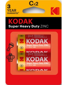 Батарейка KODAK             R14  (2BL)(20)(200)  Блистер..
