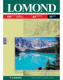 Фотобумага LOMOND  A4      130г/м2 Односторонняя Глянцевая                 ..