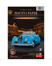 Фотобумага REVCOL  A4      300г/м2 Мелованная Двухсторонняя Глянцевая   50л..