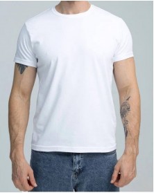 Футболка Futbitex из хлопка  Белая  50  (L)  (160г/кв.м)..