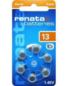 Батарейка RENATA    ZA 13  ( G5)  (6/60/300)..