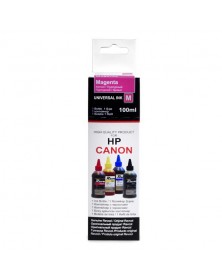 Чернила REVCOL HP, Canon, Lexmark - 100мл (Magenta Dye) в картоне..