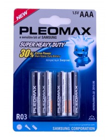 Батарейка SAMSUNG       R03  (4BL)(40)(400)  Блистер..