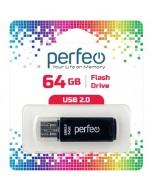 USB Флеш-Драйв  64Gb  Perfeo  C 06 Color Mix..