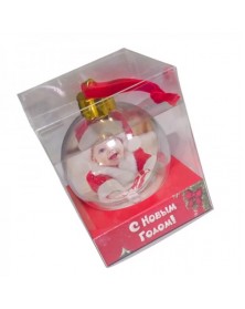 Шар Елочный акриловый под вставку полиграфии 78 мм ( инд.упаковка).. Шар Елочный акриловый под вставку полиграфии 78 мм ( инд.упаковка)..