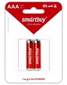 Батарейка SMARTBUY     LR03  Alkaline  (  2BL)(24)(240)..