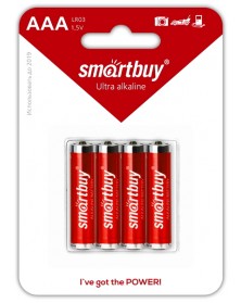 Батарейка SMARTBUY     LR03  Alkaline  (  4BL)(48)(480)..