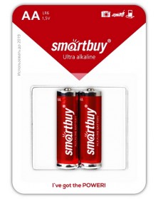 Батарейка SMARTBUY     LR6  Alkaline  (  2BL)(24)(240)..