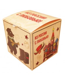 Подарочная коробка для кружки  Из России с любовью..