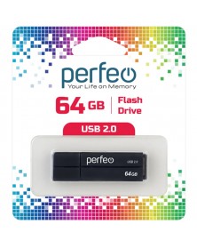 USB Флеш-Драйв  64Gb  Perfeo  C 01 G2 Color Mix..