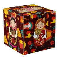 Подарочная коробка для кружки  Матрешки..
