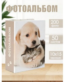 Ф/Альбом  Pioneer  (64450)  200 ф  Puppies And Kittens        (12)..