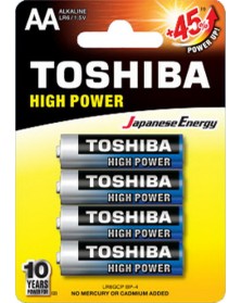 Батарейка TOSHIBA         LR6  Alkaline  (  4BL)(48)(192)..