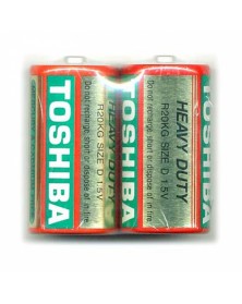 Батарейка TOSHIBA        R20  б/бл  (    2)(20)(240)..