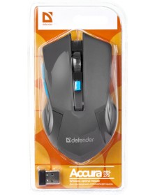 Мышь DEFENDER    275 Accura       (Nano,1600dpi,Optical) Blue Беспроводная ..