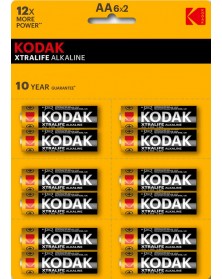 Батарейка KODAK             LR6  Alkaline  (6*2BL)(144)(576)  XTRALIFE Perf..