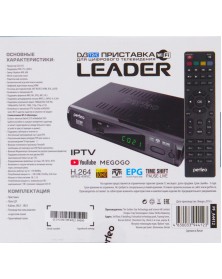 Приставка для цифрового TV DVB-T2/C Perfeo LEADER     WI-FI,IPTV,HDMI,2 USB..