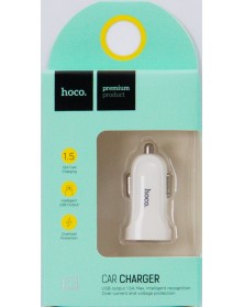 Автомобильное Зарядное Устройство 12V- USB 1*USB выход   Hoco Z  2 1.5A,Whi..