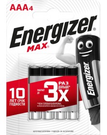 Батарейка ENERGIZER    LR03  Alkaline  (  4BL)(48) MAX ..
