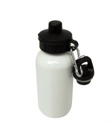 Бутылка-Фляжка 600 мл Белая с двумя крышками под сублимацию..