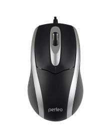 Мышь Perfeo  Tour BS                      (USB, 1000dpi,Optical) Black-Silv..
