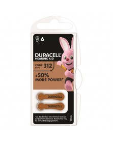 Батарейка DURACELL   ZA312 - 6BL  (6/60)..