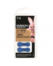 Батарейка DURACELL   ZA675 - 6BL  (6/60)..