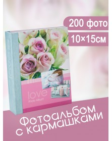 Ф/альбом ЯМ 200 ф.FA-PP200 - 338 цветы                                     ..