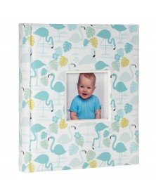 Ф/альбом ЯМ 30 м.л. (29*32) FA-EBBSA30 - 821 детский Фламинго, кн.пер, ткан..