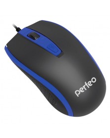 Мышь Perfeo  Profil BB                     (USB, 1600dpi,Optical) Black-Blu..