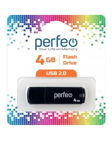 USB Флеш-Драйв    4Gb  Perfeo  C 05 Color Mix..