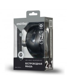 Мышь Smart Buy  597D-K                   (BT,   1000dpi,Optical) Black Blue..