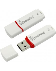 USB Флеш-Драйв    4Gb  Smart Buy Crown Color Mix..