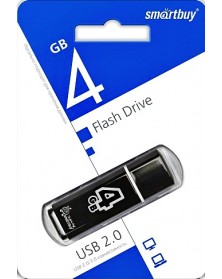 USB Флеш-Драйв    4Gb  Smart Buy Glossy Color Mix..