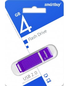 USB Флеш-Драйв    4Gb  Smart Buy Quartz Color Mix..