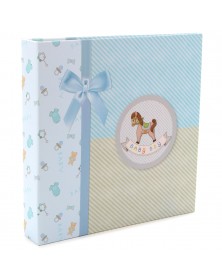 Ф/Альбом-анкета  Pioneer  (86567) 56 фото 10*15 + Цветные страницы  Голубая..