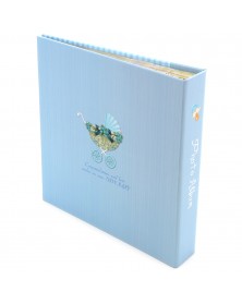 Ф/Альбом-анкета  Pioneer  (86574) 56 фото 10*15 + Цветные страницы  Голубая..