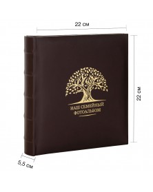 Ф/альбом ЯМ 200 ф.FA-EBBM200 - 857 Наш семейный альбом, кн.пер, иск.кожа  с..