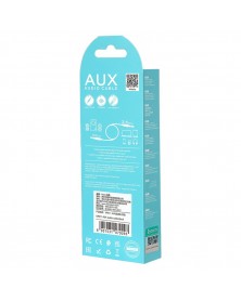 Кабель  AUX 3.5 Jack вилка - 3.5 Jack вилка   1,0 м, Hoco UPA 11 Black,коро..
