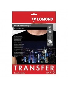 0808421 Lomond Термотр-р струйн. для темн. тканей А4 140г/м2 (10л)     (22)..