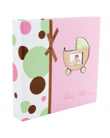 Ф/Альбом-анкета  Pioneer  (91425) 56 фото 10*15 + Цветные страницы  Розовая..