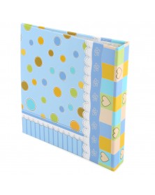 Ф/Альбом-анкета  Pioneer  (91436) 56 фото 10*15 + Цветные страницы  Голубая..