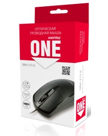 Мышь Smart Buy  215 K                     (USB, 1500dpi,Optical) Black Коро..